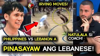 PINASAYAW ANG MGA LEBANESE PLAYERS! Ni Jerom Lastimosa! Kinabahan ang Coach ng LEBANON!