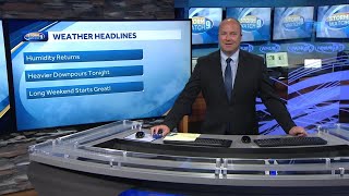 Watch: Clouds thicken as humidity increases