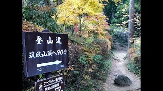 Mt. Tsukuba Nantaisan via Miyukigahara Trail \u0026 Fall Colors 筑波山男体山 御幸ヶ原コースと秋の紅葉 12/2/2018