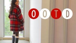 OOTD- Outfit of The Day: Tartan and Cozy