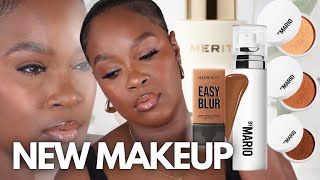 NEW!  Makeup By Mario Soft Blur Setting Powder ft. Huda Beauty Easy Blur Foundation