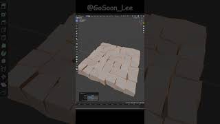 How to make a stone road in blender #blender #tutorial