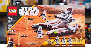 LEGO Star Wars 75342 REPUBLIC FIGHTER TANK Review! (2022)