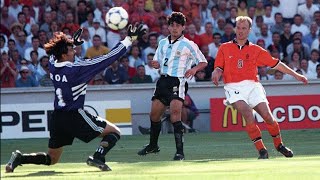 ملخص الارجنتين وهولندا كاس العالم 1998
