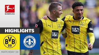 Reus-Show in Last Match! | Borussia Dortmund - Darmstadt 98 4-0 | Highlights | MD 34 – Bundesliga
