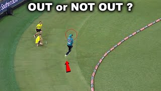 Catch Controversy outside boundary When Fielder ran outside boundary and catch in BBL, Catch video