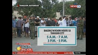 SONA: Window hours para makauwi panandalian ang mga residente ng Tanauan, Batangas, pinaiklian