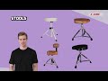 drum stools setup on a budget best quality drum stools by 5core