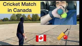 Cricket Match in Canada🎾🏏|| International Students || Delhi and Kings Punjab - IPL league || Rahul K