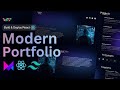 How to Build a Professional React Portfolio Website | Framer Motion & Tailwind CSS Tutorial | React.
