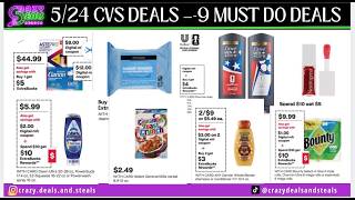 5/24 CVS DEALS-Must Do CVS Deals (NEW SALE AD) Spend $30 Get $10 ECB! Tide, Bounty & MORE #cvsdeals