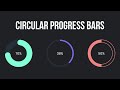 Animated Circular Loading Bars Using HTML CSS and JQuery Plugin