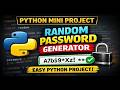 Python Mini Project: Random Password Generator | Start Coding Today