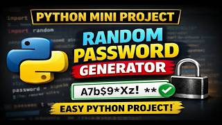 Python Mini Project: Random Password Generator | Start Coding Today