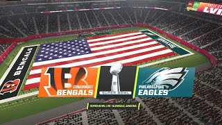 Madden NFL 23 - Cincinnati Bengals Vs Philadelphia Eagles Simulation SuperBowl 58 Predictions PS5