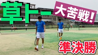 【まさかの展開！】京都で草トー出てみた準決勝！【テニス】