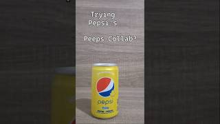 Pepsi X Peeps | Trying Pepsi Flavored Peeps | Trying Exotic Sodas pt. 4 #soda #peeps #pepsi #shorts