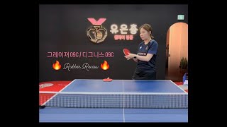 🏓 버터플라이 디그니스 09C / 그레이저09C 라바 비교분석 리뷰 영상🔥