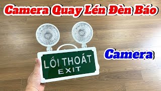 GIẬT MÌNH Phát Hiện Camera Mini Ngụy Trang Đèn Báo Lối Thoát EXIT Mà Không Ai Biết #cameragiaukin