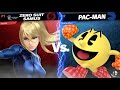 lmbm ssbu pg marss zero suit samus vs. tea pac man ssbu singles losers quarters