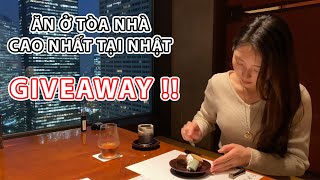 Hẹn hò tại nhà hàng CAO NHẤT tại NHẬT từng đi | GIVEAWAY siêu khủng | Cặp Đôi Việt - Nhật