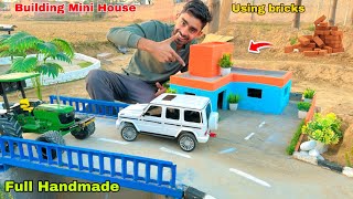 Making mini house using bricks 🧱 for rc tractors. @Aakash946