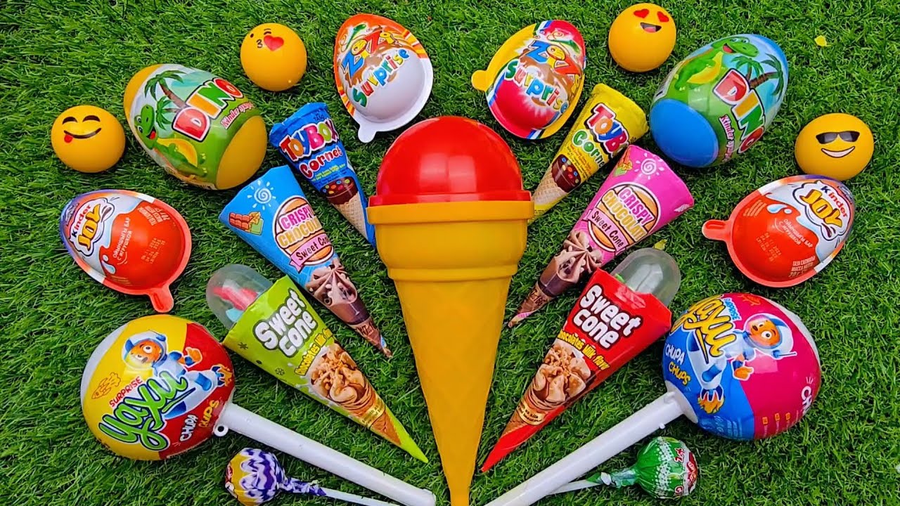 Candy Lollipops And Sweets Yummy Rainbow Lollipops Unpacking Asmr