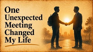 One Unexpected Meeting Changed My Life | Improve Your English Fluency | Heart Touching Story ❤️