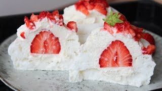 How To Make Meringue, Strawberry And Cream Dessert - By One Kitchen Episode 238