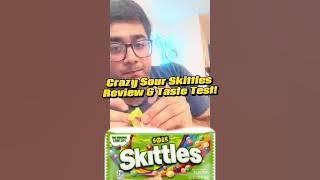 Crazy Sour Skittles Review \u0026 Taste Test!