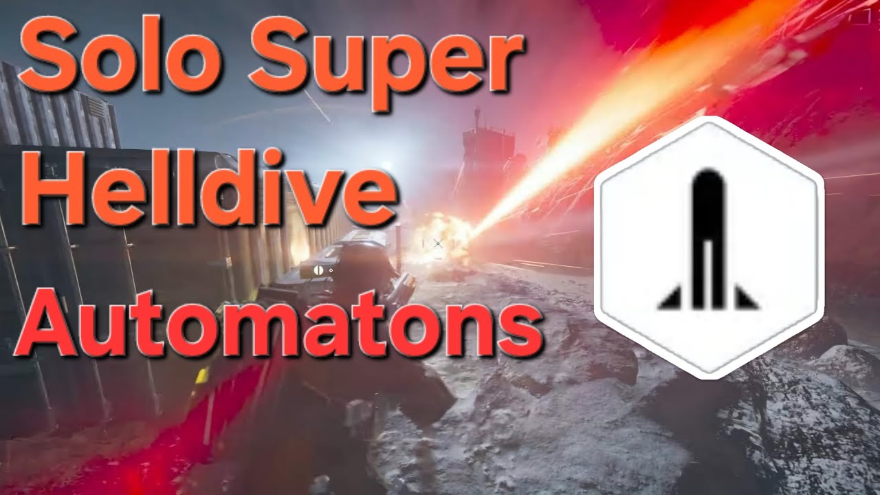 Helldivers 2 Solo Super Helldive Automatons Youtube