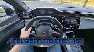 Peugeot 308 GT 180 PHEV (2022) - consumption on 130 km/h (empty battery + City / POV)