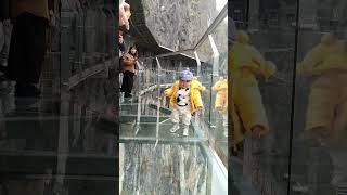 Danlu Mountain Tourism. Travel Glass Bridge. Guangxi Nandan Danlu Mountain Scenic Area #16