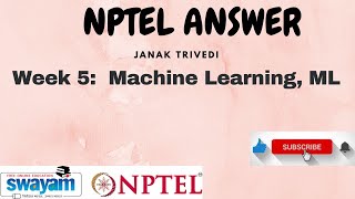 Introduction To Machine Learning Week 5 Quiz Assignment Solution Nptel