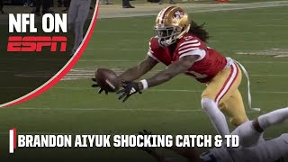 Brandon Aiyuk follows up JAW-DROPPING CATCH with a TD for the 49ers 💪 | NFL on E