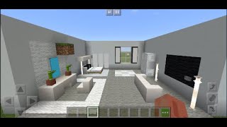 Minecraft: Modern Living Room Build Tutorial #2