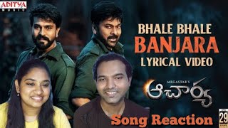 Acharya | Bhale Bhale Banjara Song Reaction| MegaStar Chiranjeevi,Ram Charan | Tamil Couple Reaction