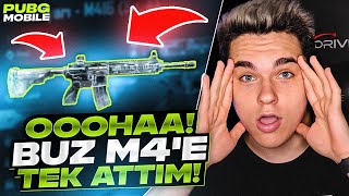 BUZ M4'E TEK ATTIM! BU TAKTİK SAYESİNDE %100 BUZ M4 ÇIKIYOR! PUBG MOBİLE