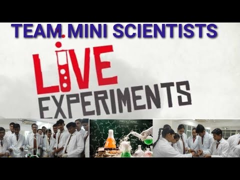 Live Experiment By Mini Scientists Youtube
