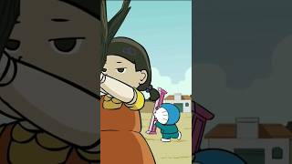 Squid game for Doraemon and Shizuka #animation #cartoon #funny #anime