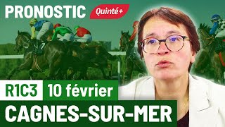 Pronostic PMU Quinté Flash à Cagnes sur Mer, R1C3 du 10 février 2025