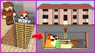 FAKİRİN EVİNİN ALTINDA ESRARENGİZ BOBBY MEZARI BULDUK! 😲 - Minecraft