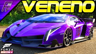 RAIN OR SHINE, THIS BEAST IS SUBLIME! Lamborghini Veneno (S2 Rank 998) Forza Horizon 4 Multiplayer