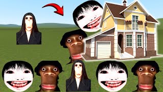 Ungalia, Aughh Nextbot, Yoshie Kimura , Horror Nextbot Vs Houses  - Garry's Mod