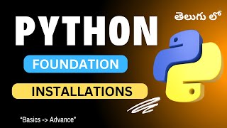 1. Python Installation | Python Tutorial in Telugu