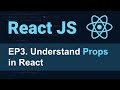 React JS Tutorial - 4 - Basic Props in React for Beginners