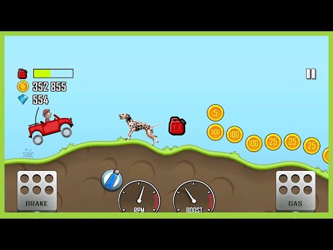 Hill Climb Racing Coche de policía Motos Carreras Camión Video del juego Slow Gamerz