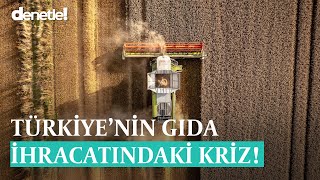 TÜRKİYE'NİN GIDA İHRACATINDAKİ KRİZ!