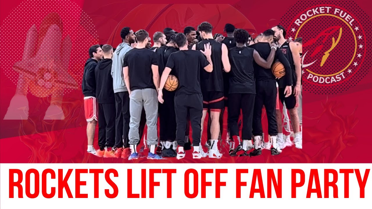 Houston Rockets Fan Lift Off Party Youtube
