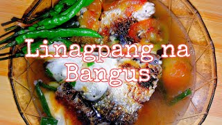 Nilagpang na Bangus